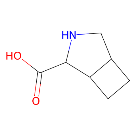 rel-(1S,2R,5R)-3-azabicyclo[3.2.0]heptane-2-carboxylic acid结构式