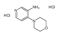 3-Pyridinamine, 4-(4-morpholinyl)-, dihydrochloride Structure