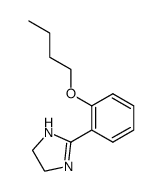 2-(o-Butoxyphenyl)-Δ2-imidazolin结构式