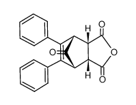 5,6-diphenylnorbornen-7-one-2,3-dicarboxylic anhydride结构式