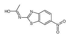 Acetamide, N-(6-nitro-2-benzothiazolyl)- Structure