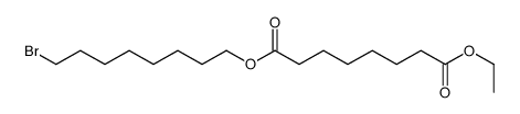 8-O-(8-bromooctyl) 1-O-ethyl octanedioate结构式