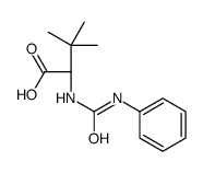 (2R)-3,3-dimethyl-2-(phenylcarbamoylamino)butanoic acid Structure