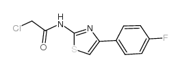 2-CHLORO-N-[4-(4-FLUORO-PHENYL)-THIAZOL-2-YL]-ACETAMIDE Structure