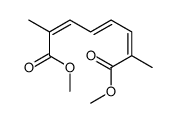 dimethyl 2,7-dimethylocta-2,4,6-trienedioate Structure