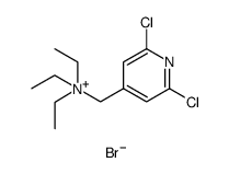 4-Pyridinemethanaminium, 2,6-dichloro-N,N,N-triethyl-, bromide ()结构式