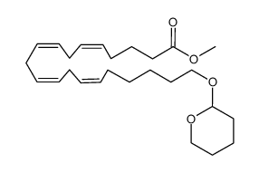 methyl ester tetrahydropyranyl ether of 20-hydroxyarachidonic acid结构式