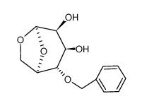 1,6-anhydro-4-O-benzyl-β-D-mannopyranose结构式