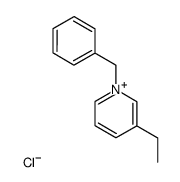 1-benzyl-3-ethyl-pyridinium chloride Structure