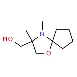 1-Oxa-4-azaspiro[4.4]nonane-3-methanol,3,4-dimethyl-(9CI) structure