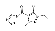 1-[(4-CHLORO-3-ETHYL-1-METHYL-1H-PYRAZOL-5-YL)CARBONYL]-1H-IMIDAZOLE picture