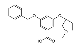 3-[(2S)-1-methoxybutan-2-yl]oxy-5-phenylmethoxybenzoic acid Structure