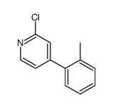 2-chloro-4-(2-methylphenyl)pyridine Structure