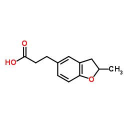 3-(2-Methyl-2,3-dihydro-1-benzofuran-5-yl)propanoic acid Structure