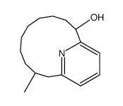 3-methyl-16-azabicyclo[10.3.1]hexadeca-1(16),12,14-trien-11-ol结构式