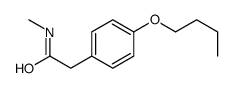 2-(4-butoxyphenyl)-N-methylacetamide Structure