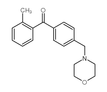 2-METHYL-4'-MORPHOLINOMETHYL BENZOPHENONE结构式