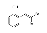 Phenol, 2-(2,2-dibromoethenyl)- Structure