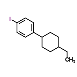 4-(4'-乙基环己基)碘苯结构式