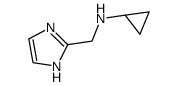 Cyclopropyl-(1H-imidazol-2-ylmethyl)-amine Structure