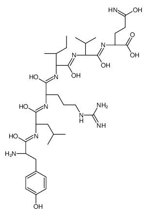 (2S)-5-amino-2-[[(2S)-2-[[(2S,3S)-2-[[(2S)-2-[[(2S)-2-[[(2S)-2-amino-3-(4-hydroxyphenyl)propanoyl]amino]-4-methylpentanoyl]amino]-5-(diaminomethylideneamino)pentanoyl]amino]-3-methylpentanoyl]amino]-3-methylbutanoyl]amino]-5-oxopentanoic acid Structure