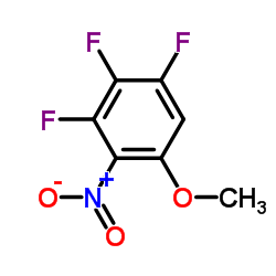 1,2,3-TRIFLUORO-5-METHOXY-4-NITROBENZENE Structure