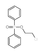 (2-chloroethoxy-phenyl-phosphoryl)benzene结构式