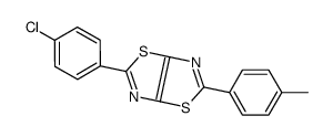 5-(4-chlorophenyl)-2-(4-methylphenyl)-[1,3]thiazolo[5,4-d][1,3]thiazole结构式