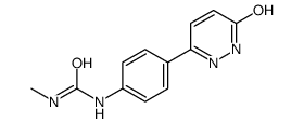 1-methyl-3-[4-(6-oxo-1H-pyridazin-3-yl)phenyl]urea Structure