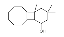 tetradecahydro-3,3,4a-trimethylbenzo[3,4]cyclobuta[1,2]cycloocten-1-ol结构式