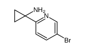 1-(5-BROMOPYRIDIN-2-YL)CYCLOPROPANAMINE structure