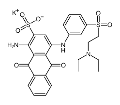 1-amino-4-[3-[[2-(diethylamino)ethyl]sulphonyl]anilino]-9,10-dihydro-9,10-dioxoanthracene-2-sulphonic acid, potassium salt picture