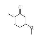 5-methoxy-2-methyl-cyclohex-2-enone Structure