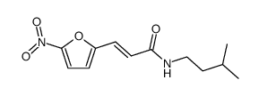 3t-(5-nitro-[2]furyl)-acrylic acid isopentylamide结构式