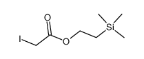 2-(trimethylsilyl)ethyl iodoacetate结构式