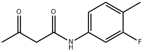 N-(3-fluoro-4-methylphenyl)-3-oxobutanamide结构式