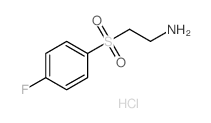 2-(4-Fluoro-benzenesulfonyl)-ethylamine hydrochloride structure