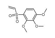 (Trimethoxy-2,3,4 phenyl)vinylsulfone结构式