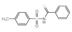 Benzenecarbothioamide,N-[(4-methylphenyl)sulfonyl]- structure