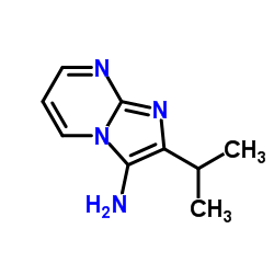 2-Isopropylimidazo[1,2-a]pyrimidin-3-amine结构式