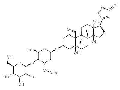 毒毛花苷K结构式