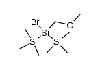 2-bromo-2-(methoxymethyl)-1,1,1,3,3,3-hexamethyltrisilane结构式