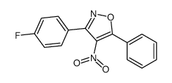 3-(4-fluorophenyl)-4-nitro-5-phenyl-1,2-oxazole Structure