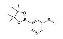 5-(甲基硫代)吡啶-3-基硼酸频那醇酯图片