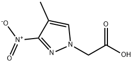 (4-methyl-3-nitro-1H-pyrazol-1-yl)acetic acid Structure