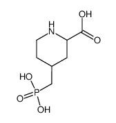 cis-4-(phosphonomethyl)-2-piperidine carboxylic acid Structure