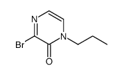 3-bromo-1-propylpyrazine-2(1H)-one结构式