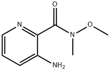 3-Amino-pyridine-2-carboxylic acid methoxy-methyl-amide Structure