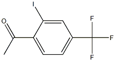 1-(2-Iodo-4-trifluoromethyl-phenyl)-ethanone Structure