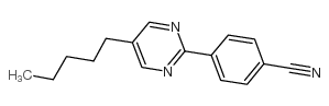 2-(4-cyanophenyl)-5-n-pentylpyrimidine结构式